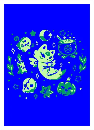 Green Halloween Vibes