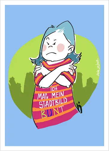 Ich mag mein Stadtbild bunt!