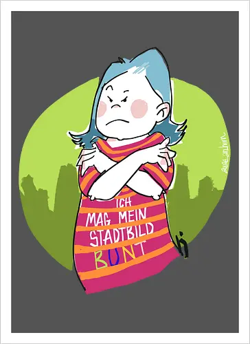 Ich mag mein Stadtbild bunt!