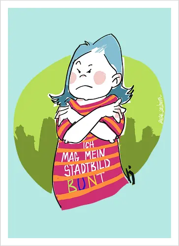 Ich mag mein Stadtbild bunt!