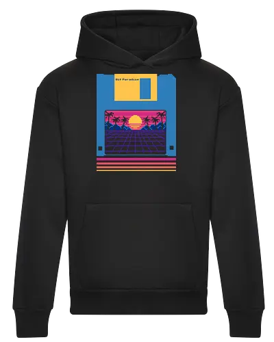 Bit Paradise Retro Sunset Floppy Disk 