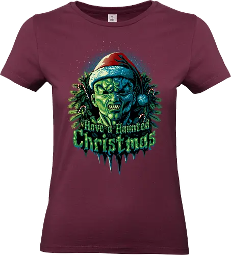 Haunted Christmas - CHRISTMAS. HAlloween, horror, funny, tv - Standard T-Shirt (Frauen)
