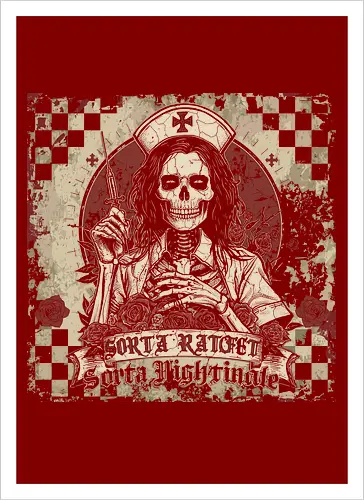 Ratchet Nightingale Skeleton Nurse Halloween