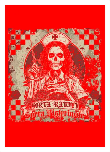 Ratchet Nightingale Skeleton Nurse Halloween