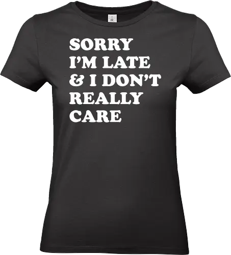 i dont care  - word, comedy, sarcasm, parody, font, typography, fun, funny, meh, meme, reaction - Standard T-Shirt (Frauen)