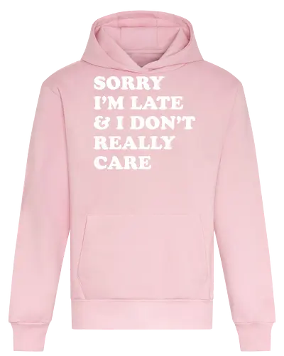 i dont care  - word, comedy, sarcasm, parody, font, typography, fun, funny, meh, meme, reaction - Heavyweight Hoodie