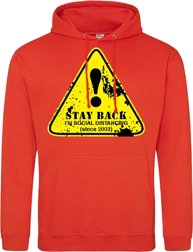 social distance sign