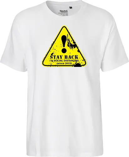 social distance sign 