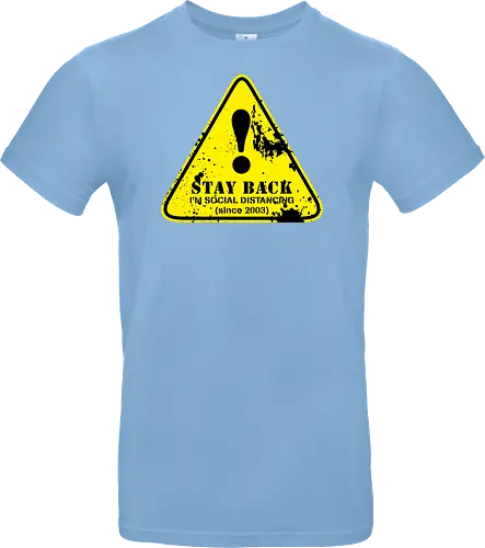 social distance sign 