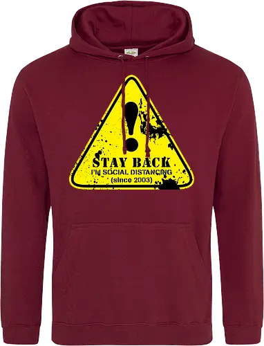 social distance sign