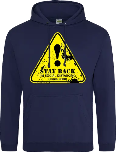 social distance sign