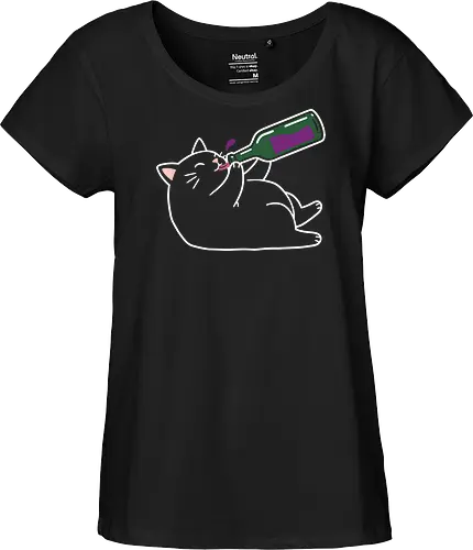 Tipsy Kitty (Wine Drinking Cat)