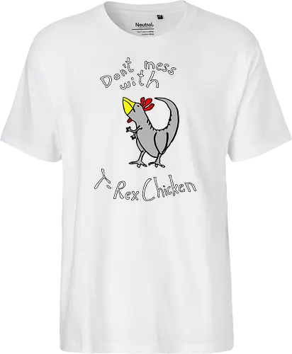 T-Rex-Chicken - Dinosaurier, T-Rex, Vögel, Hühner, Evolution - Fairtrade T-Shirt