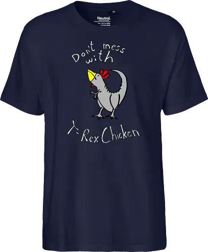 T-Rex-Chicken - Dinosaurier, T-Rex, Vögel, Hühner, Evolution - Fairtrade T-Shirt