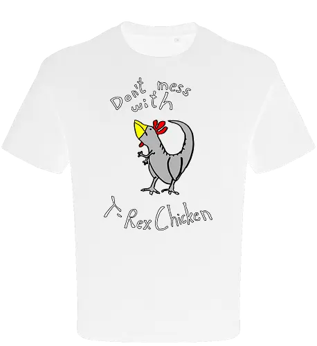 T-Rex-Chicken - Dinosaurier, T-Rex, Vögel, Hühner, Evolution - Oversize T-Shirt