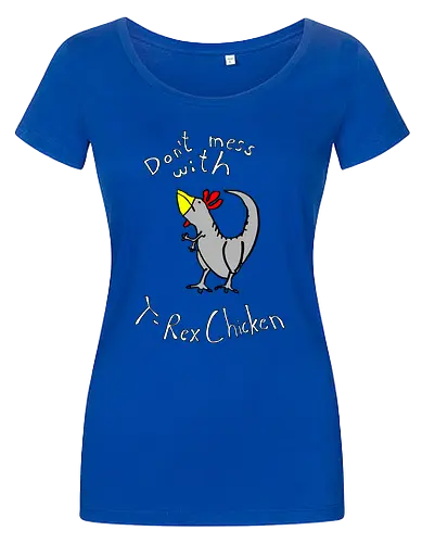 T-Rex-Chicken - Dinosaurier, T-Rex, Vögel, Hühner, Evolution - Damen T-Shirt