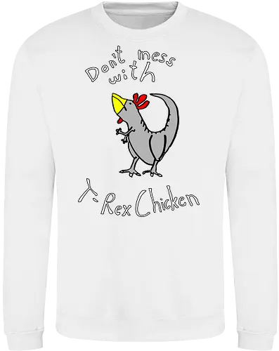 T-Rex-Chicken - Dinosaurier, T-Rex, Vögel, Hühner, Evolution - Sweatshirt