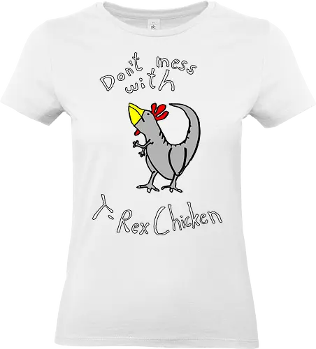T-Rex-Chicken - Dinosaurier, T-Rex, Vögel, Hühner, Evolution - Standard T-Shirt (Frauen)