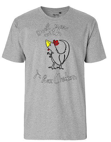 T-Rex-Chicken - Dinosaurier, T-Rex, Vögel, Hühner, Evolution - Fairtrade T-Shirt