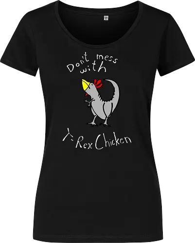 T-Rex-Chicken - Dinosaurier, T-Rex, Vögel, Hühner, Evolution - Damen T-Shirt