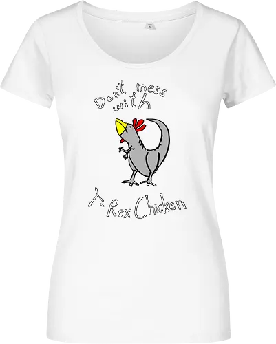 T-Rex-Chicken - Dinosaurier, T-Rex, Vögel, Hühner, Evolution - Damen T-Shirt
