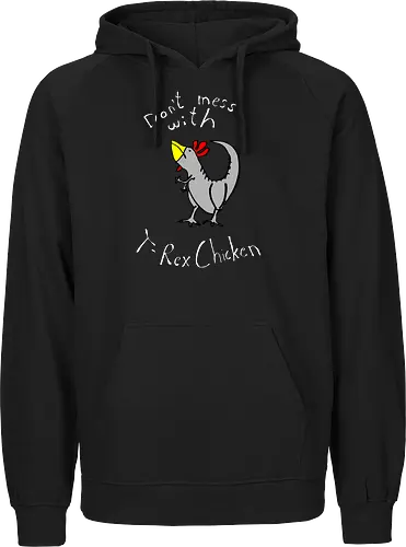 T-Rex-Chicken - Dinosaurier, T-Rex, Vögel, Hühner, Evolution - Fairtrade Hoodie