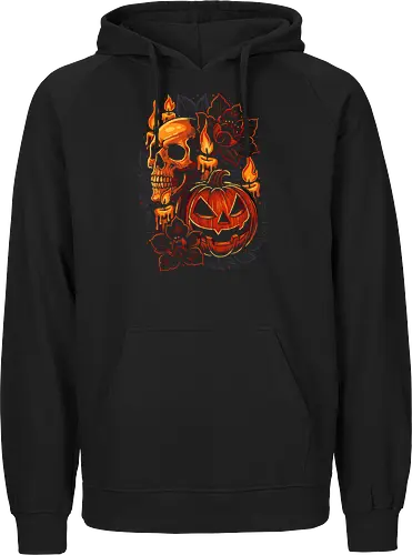 Dark Skull Pumpkin Halloween