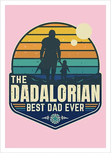 The Dadalorian - Best Dad Ever blue