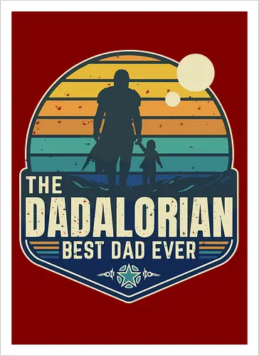 The Dadalorian - Best Dad Ever blue
