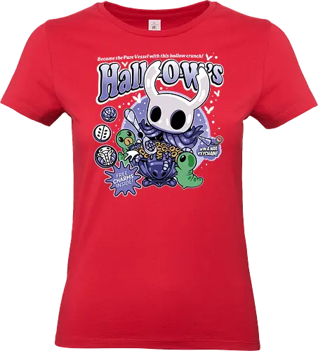 Hall-O-ws - hollow, knight, cereal, game, breakfast, silksong, hornet, demonigote - Standard T-Shirt (Frauen)