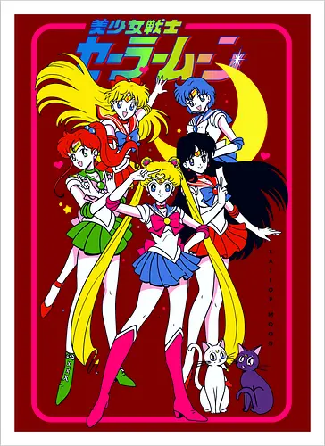 Chibiusa Sailor Poster – Niedliches Retro-Anime-Wandbild für Magical-Girl-Fans