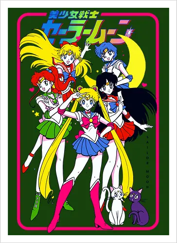 Chibiusa Sailor Poster – Niedliches Retro-Anime-Wandbild für Magical-Girl-Fans