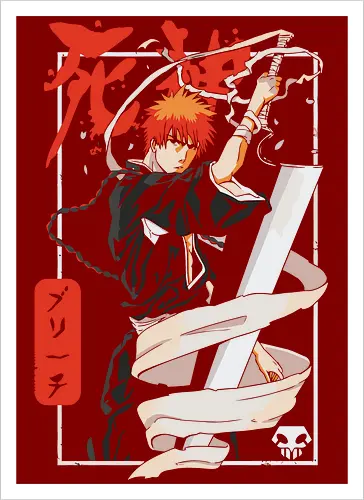 Ichigo Kurosaki Poster – Bleach Anime