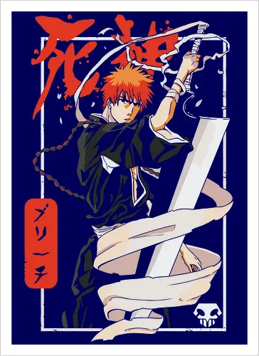 Ichigo Kurosaki Poster – Bleach Anime