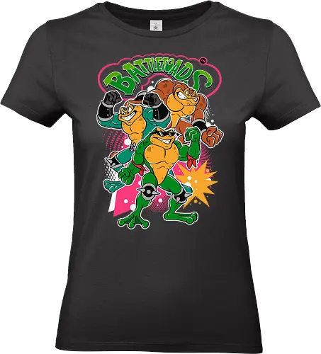 Battletoads Game - battletoads poster, retro gaming wall art, rare video game print, 90s arcade artwork, battletoads wall decor, classic beat em up poster, vintage video game art, nostalgic gamer gift, comic style retro art, retro game legends. - Standard T-Shirt (Frauen)
