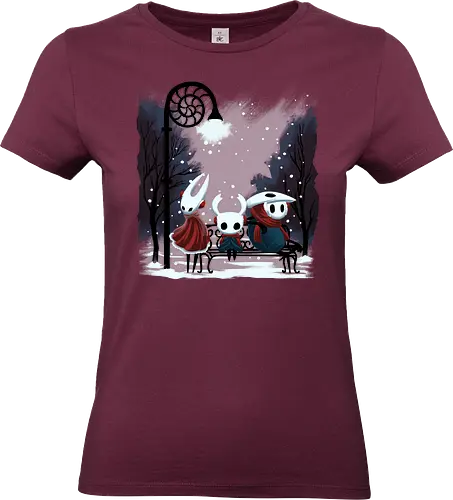 Hollownest Holiday - Bug Knight, Christmas, Silksong - Standard T-Shirt (Frauen)