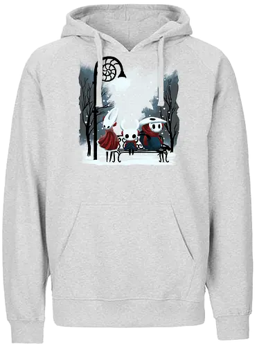 Hollownest Holiday - Bug Knight, Christmas, Silksong - Fairtrade Hoodie