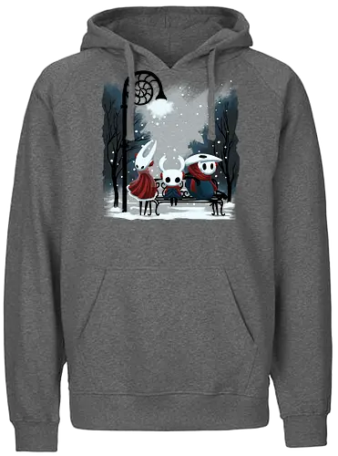 Hollownest Holiday - Bug Knight, Christmas, Silksong - Fairtrade Hoodie