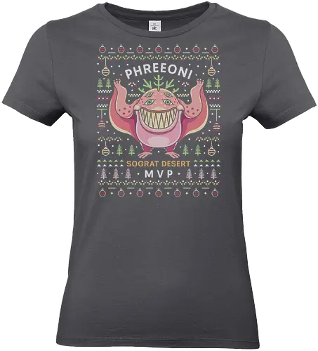 Phreeoni Ugly Sweater - ragnarok online, slime, mmorpg, jrpg, poring, angeling, deviling, deviruchi, ragnarok mobile, gaming, video game, gamer, ragnarok eternal love, xmas, ragnarok origin, ugly christmas sweater, geffen dungeon, christmas, phreeoni - Standard T-Shirt (Frauen)