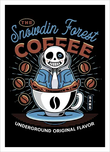 Snowdin Forest Coffee Emblem