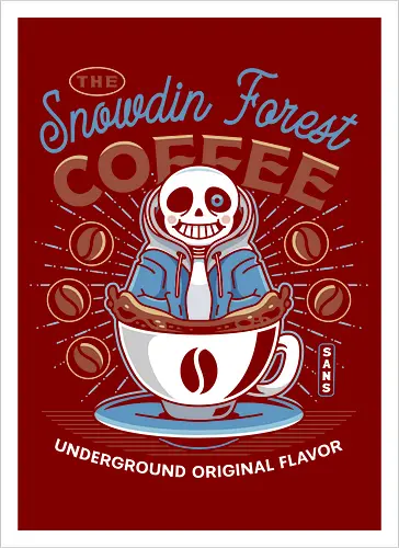 Snowdin Forest Coffee Emblem