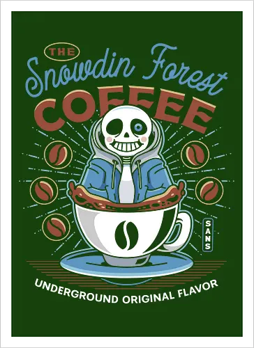 Snowdin Forest Coffee Emblem