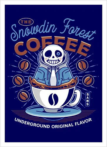 Snowdin Forest Coffee Emblem