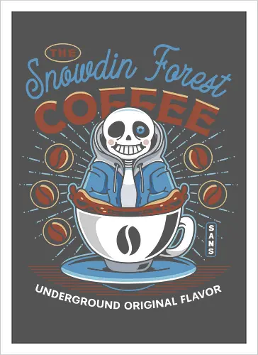 Snowdin Forest Coffee Emblem