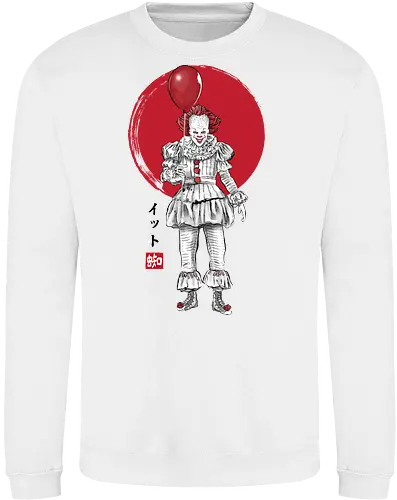 The dancing clown  sumi e