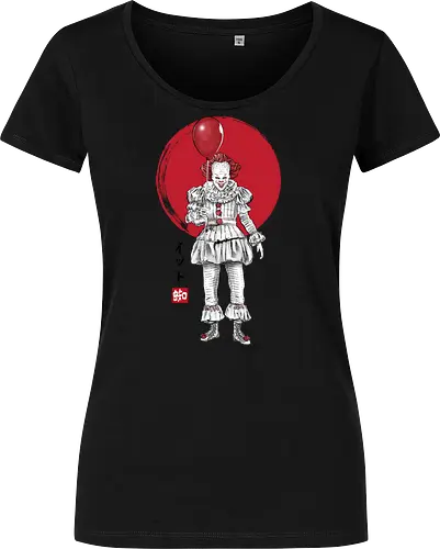 The dancing clown  sumi e