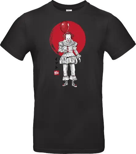 The dancing clown  sumi e