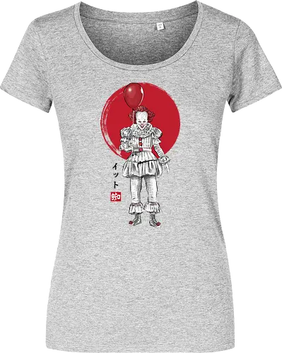 The dancing clown  sumi e