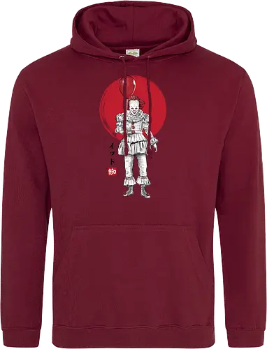 The dancing clown  sumi e