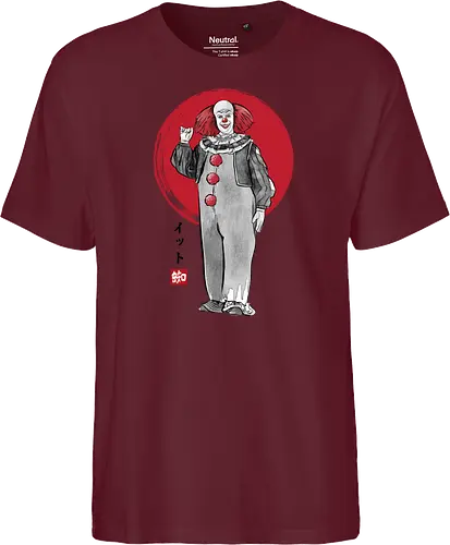 Classic dancing clown sumi e